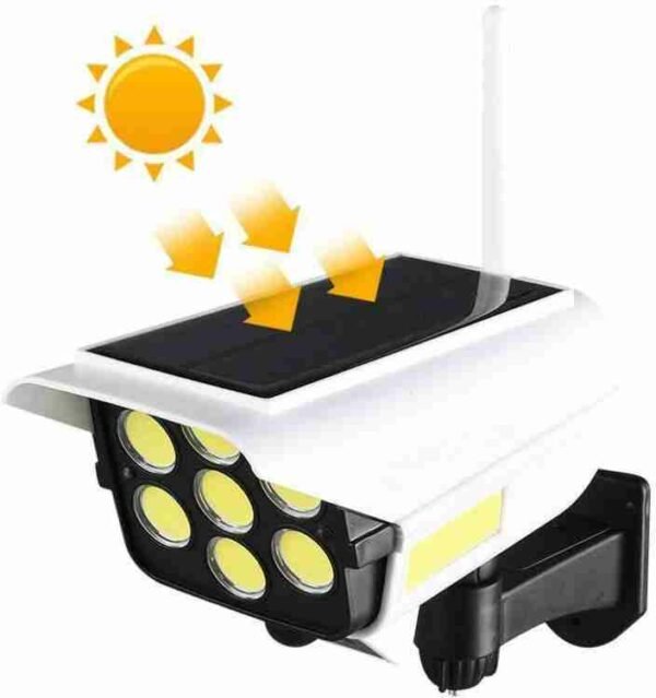 Solar monitoring lamp